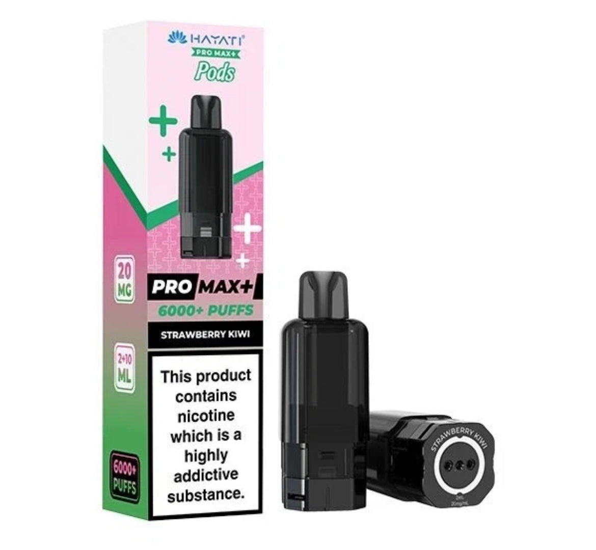 Hayati Pro Max 6K  Refill Pods Pre-filled  Replaceable Pods 20MGmg