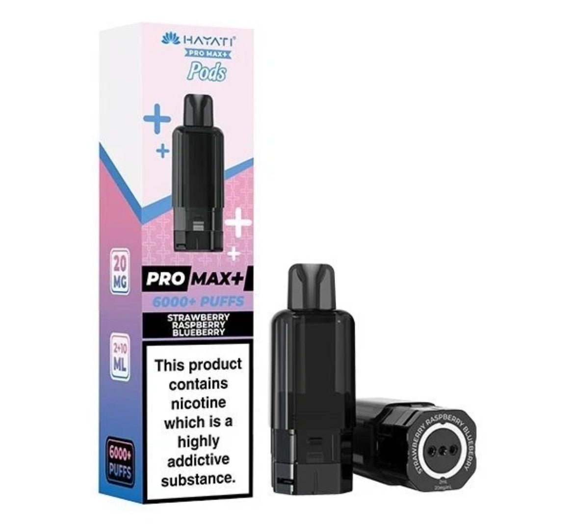Hayati Pro Max 6K  Refill Pods Pre-filled  Replaceable Pods 20MGmg