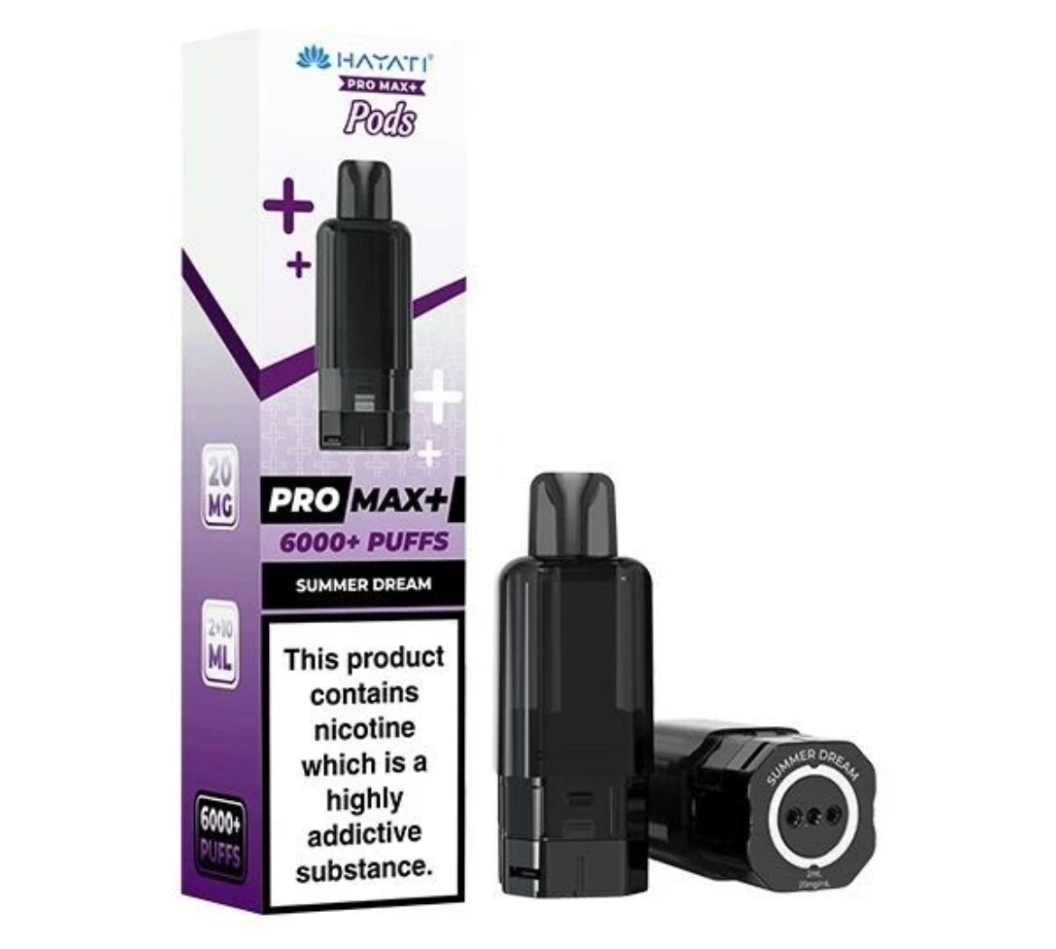 Hayati Pro Max 6K  Refill Pods Pre-filled  Replaceable Pods 20MGmg