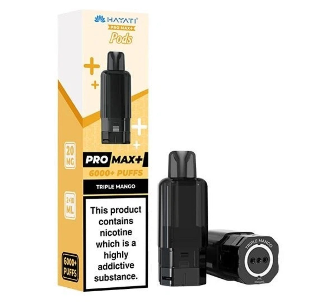 Hayati Pro Max 6K  Refill Pods Pre-filled  Replaceable Pods 20MGmg