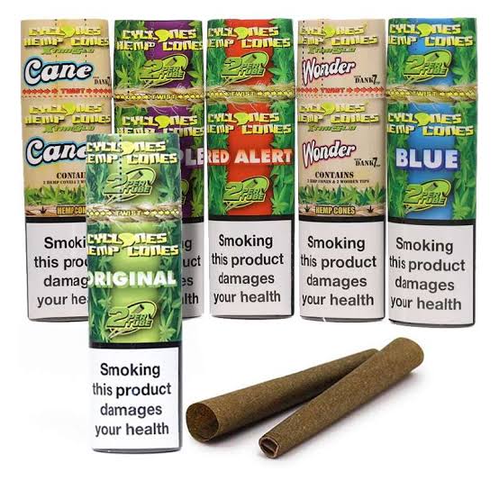 Cyclone King size Pre-Rolled Cones 2 X Each Pack