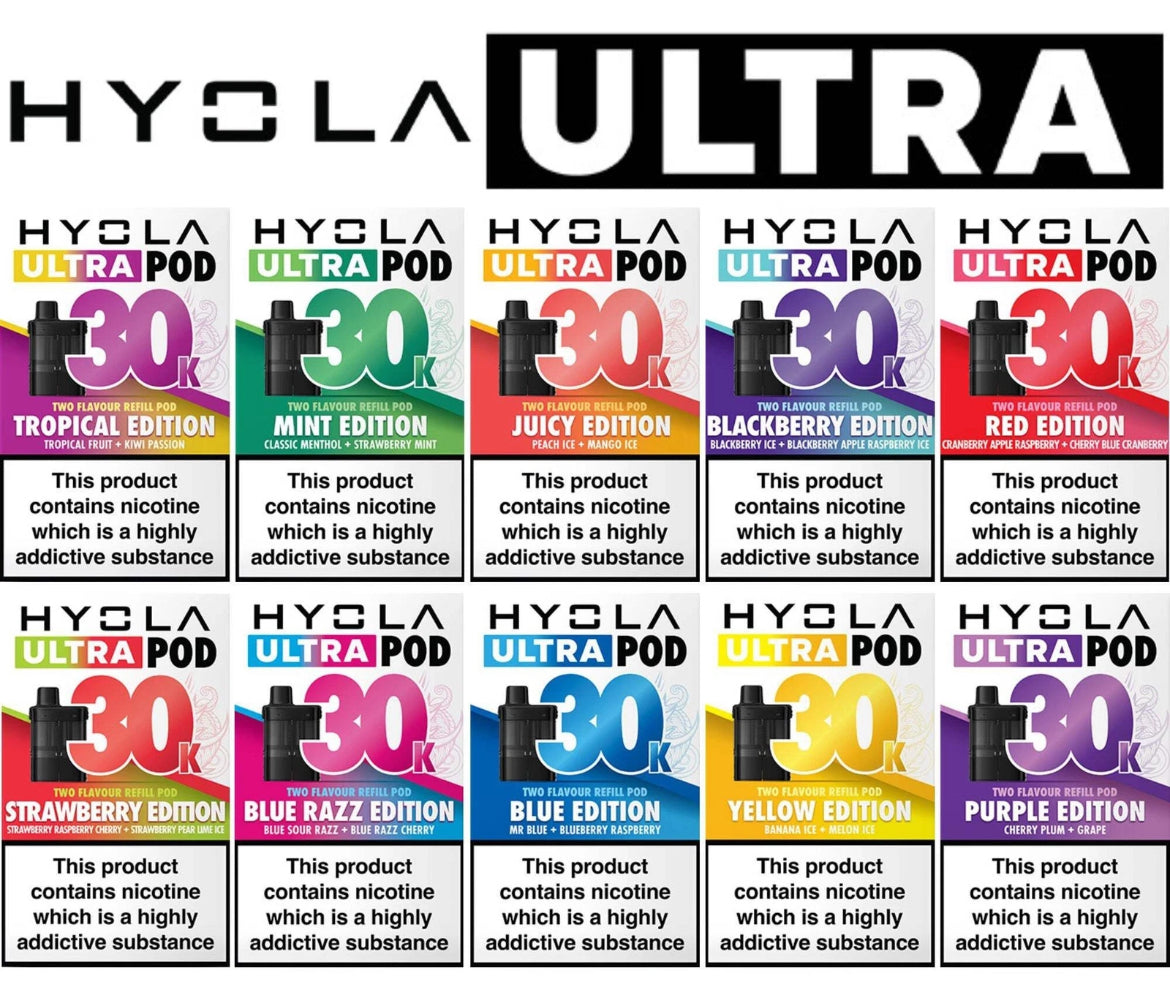 Hyola Ultra 30K Pre-filled POD Refills For Hyola 30K 20mg