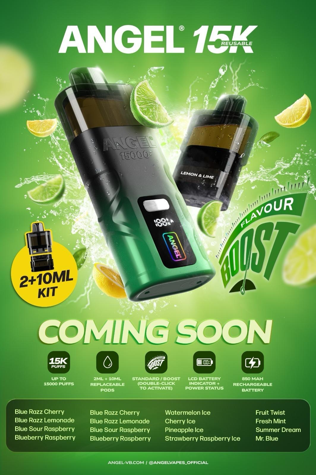 Angel 15k Reusable Pre-filled Vape Kit